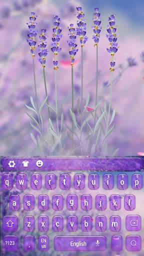 Purple Lavender Love Keyboard screenshot 3