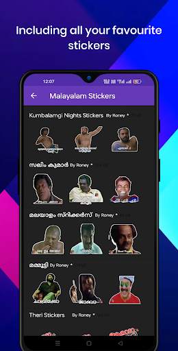Malayalam Stickers screenshot 3