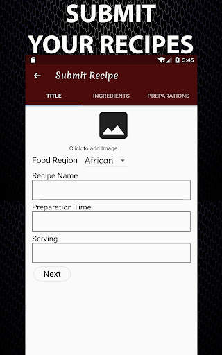 Continental food recipes app screenshot 6