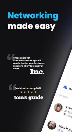 Covve: Stay in Touch with your contacts screenshot 1