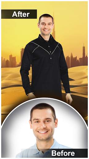 Arab Man Photo Editor : Suit, Hair, Moustache screenshot 12