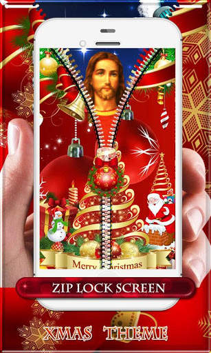 Christmas Theme Zipper Lock screenshot 14
