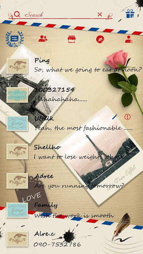 (FREE) GO SMS MEMORY THEME screenshot 2