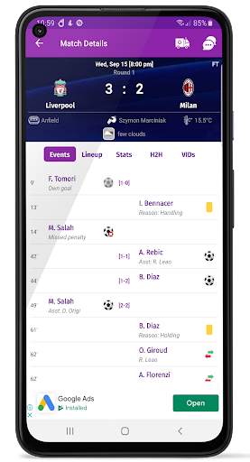 Livescores Plus screenshot 4
