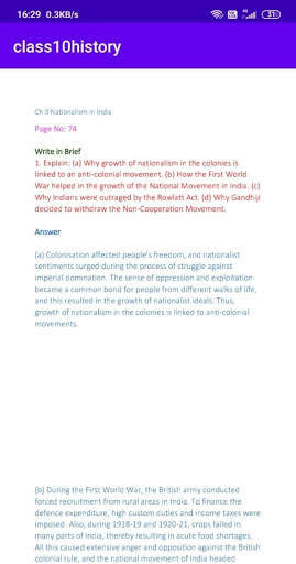 Class 10 History NCERT Solutions Social Science screenshot 3