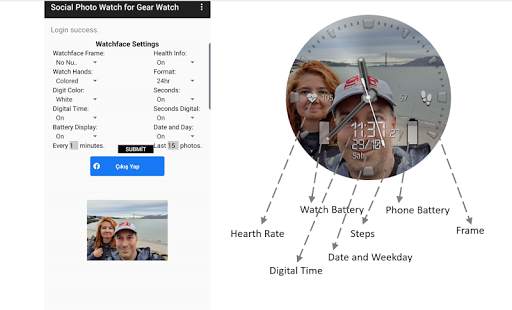 Social Photo Watch (companion app) screenshot 2