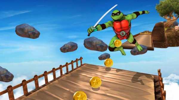 Temple Escape Ninja Turtle Run 3D screenshot 4