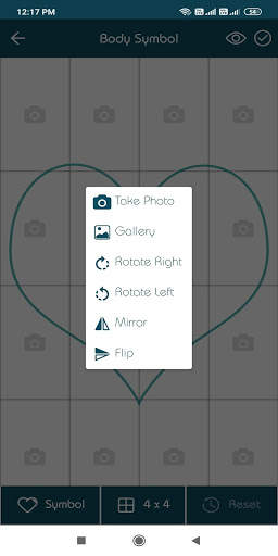 Body Symbol & Camera Selfie Symbol Collage Maker screenshot 4
