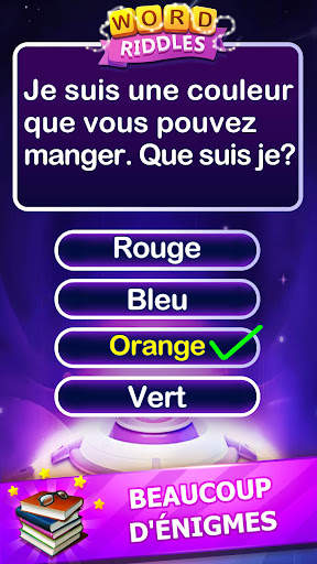 Word Riddles - Jeux mots hors  screenshot 2