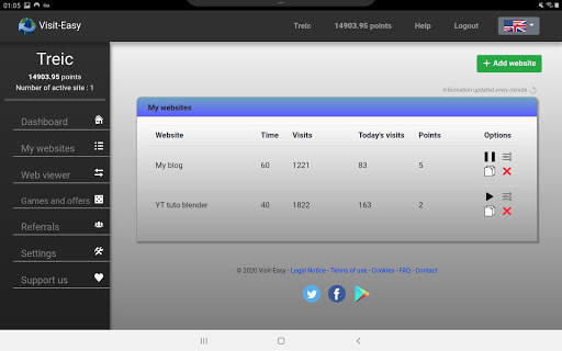 Visit Easy - Promote Your Website screenshot 9