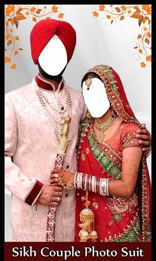 Sikh Couple Photo Suit New screenshot 1