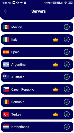 Safeshark VPN screenshot 4