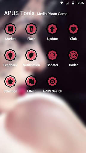 Rose-APUS Launcher theme screenshot 3