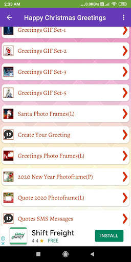 Merry Christmas:Greetings, GIF, Quote, Photoframes screenshot 4