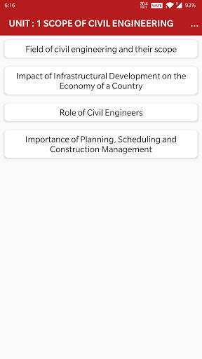 Basics Of Civil Engineering screenshot 3
