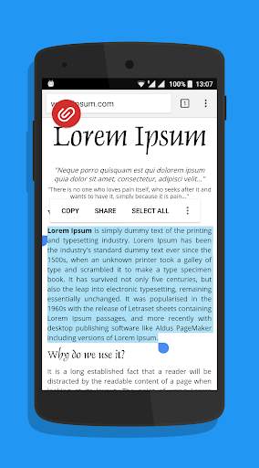 Clipper: Floating Clipboard скриншот 1