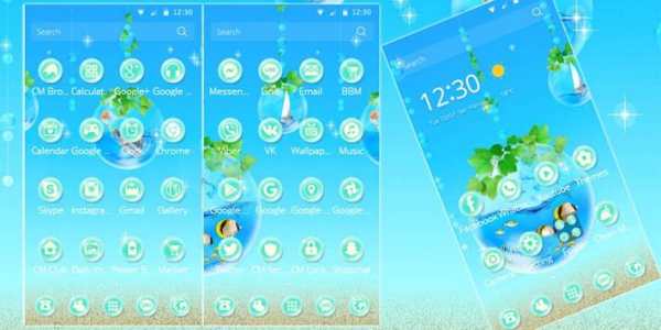 Blue Water Theme Aquarium screenshot 3
