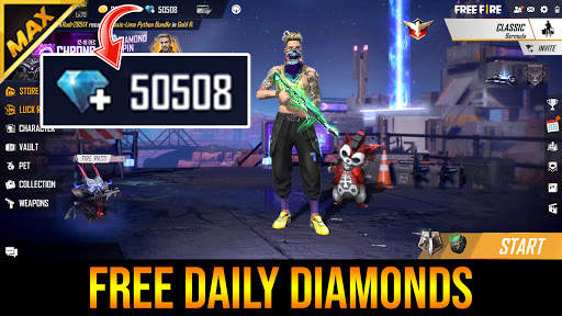 Free Diamonds, Elite Pass & DJ Alok For Free Firee screenshot 1