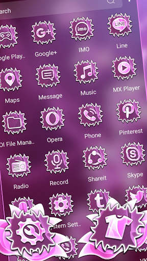 Abstract Flower Theme screenshot 2