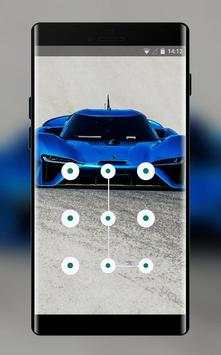 Blue Enchantress racing car theme screenshot 1