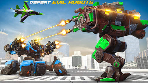 Army Dino Robot Car Games 3D screenshot 8
