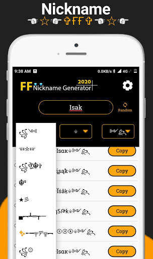 Nickname Generator 2020 ⚡ Nicknames For Free F screenshot 2