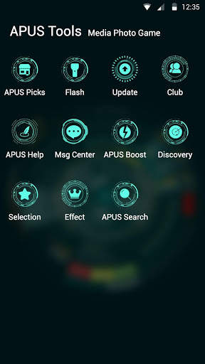 Cool Technology APUS Launcher theme screenshot 3