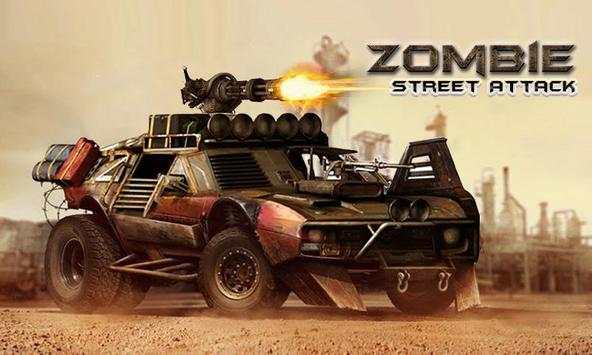 zombie serangan jalan screenshot 1