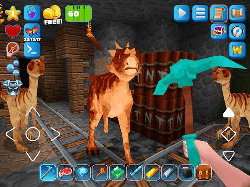 RaptorCraft 3D: Survival Craft ► Dangerous Worlds screenshot 22
