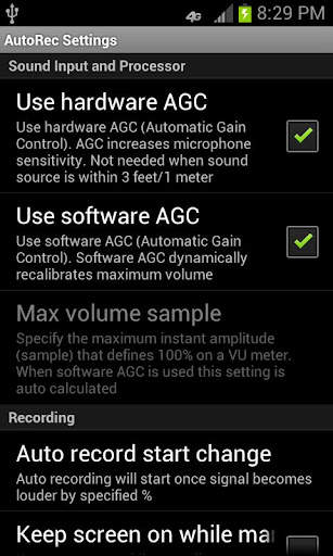 Automatic Audio Recorder screenshot 6