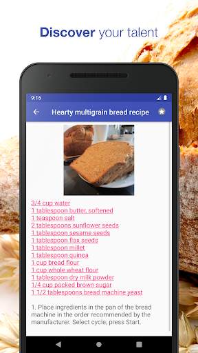 Bread recipes free offline app screenshot 5