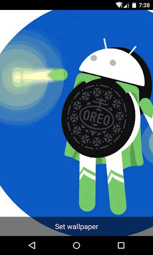 New Oreo Live Wallpaper screenshot 1