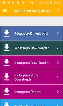 social network downloader screenshot 2