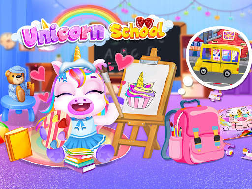 Unicorn School - Carnival School Life screenshot 6