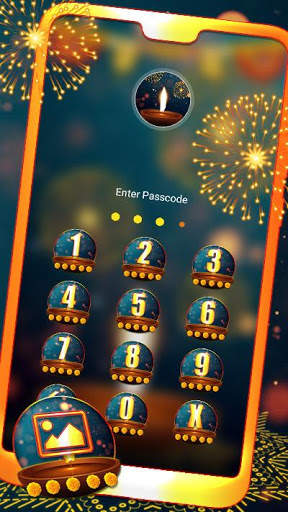 Diwali Fireworks Launcher Theme screenshot 5