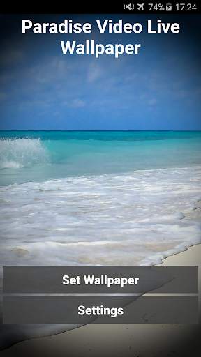 Paradise Video Live Wallpaper screenshot 1