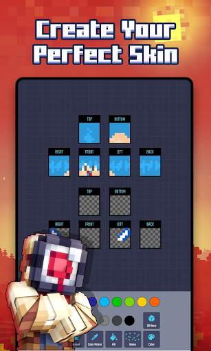 Skin Editor 3D for Minecraft PE screenshot 7