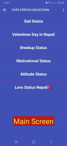 Nepali Cute Status 2021 screenshot 2