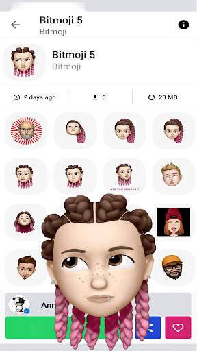WAStickerApps Animated Bitmoji for WhatsApp screenshot 3