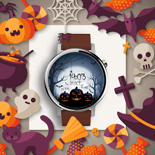 Watch Face - Halloween Spooky screenshot 4