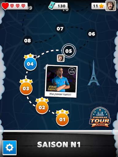 8 Ball Hero – Billard américain jeu de logique screenshot 15