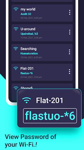 Wifi password Show: Wifi Key QR Scan Viewer screenshot 2