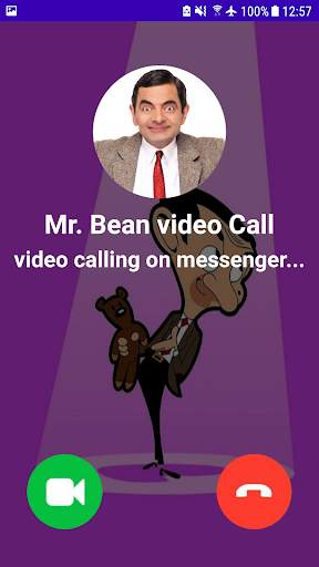 Mr. Bean Fake video Call messenger screenshot 3
