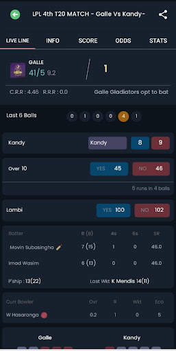 Rapid Cricket Live Line screenshot 5