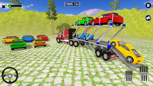 Offroad City Transport Truck: Car Simulator Driver screenshot 4