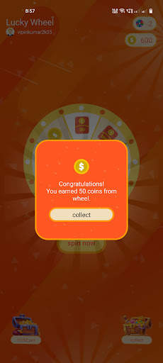 Lucky Wheel Earn Money स्क्रीनशॉट 2