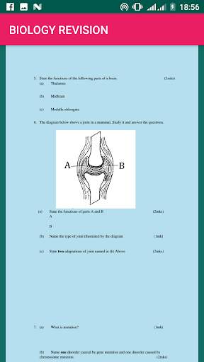 Biology Paper 1,Paper 2 ,Paper 3 Revision  answers screenshot 4