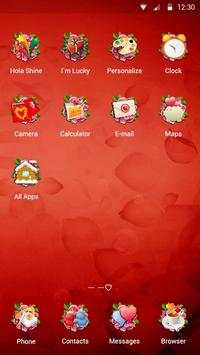 My Valentine Hola Theme screenshot 2