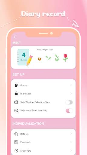 Daily Diary:Journal with Lock screenshot 5