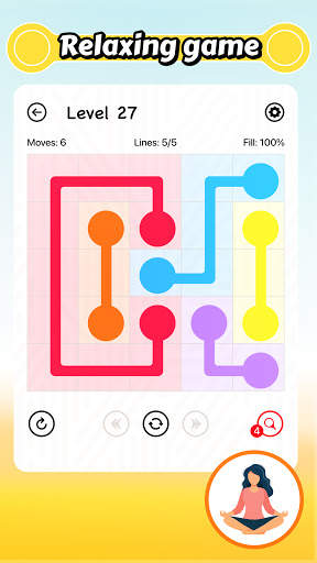 Lined - Free Pipe Game, Connect the Dots screenshot 2